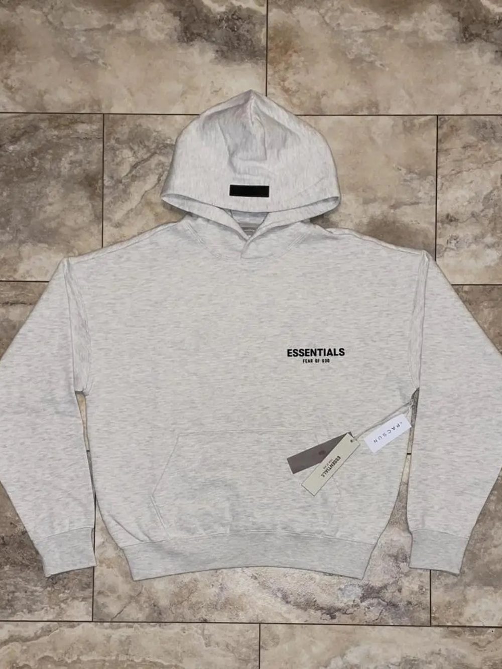 Fear of God Essentials Light Oat Hoodie — XL